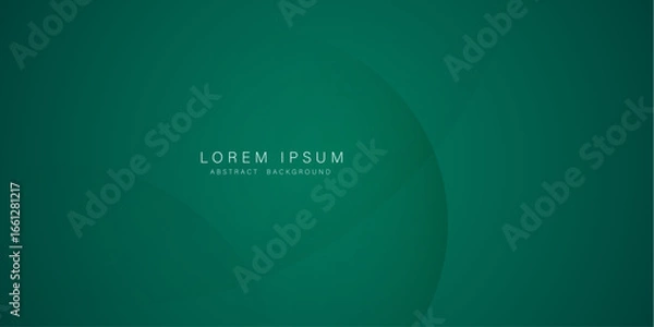 Fototapeta Elegant abstract dark green background with simple gradient style, modern minimalist design suitable for corporate branding, posters, and digital templates.