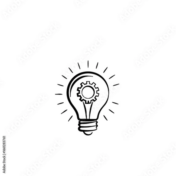 Obraz Creative idea and innovation concept