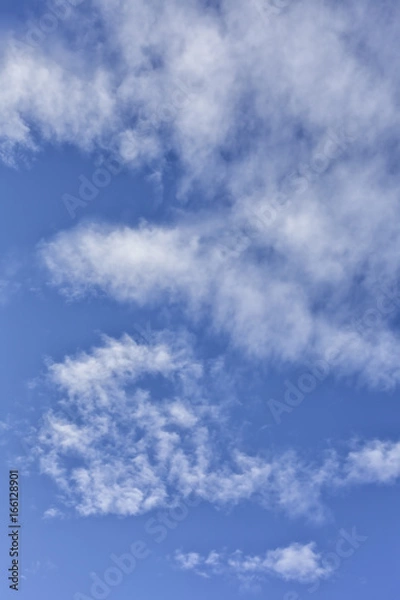 Obraz Clouds in the blue sky.