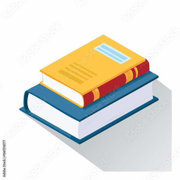 Obraz Stack of three floppy disks for data storage, a book, and a floppy disk drive on an office desk