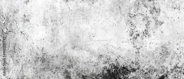 Fototapeta Abstract grayscale texture of a rough surface.  A mottled, uneven surface with varying shades of gray, showing traces of imperfections and marks