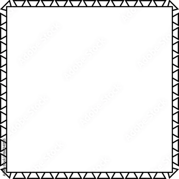 Obraz Creative simple vertical border and Frame, Transparent border