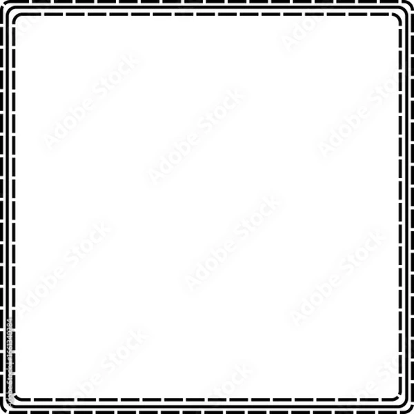 Obraz Creative simple vertical border and Frame, Transparent border