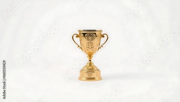 Obraz gold trophy cup isolated