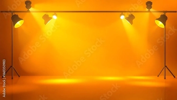 Obraz spotlight on stage