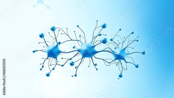 Obraz blue abstract background