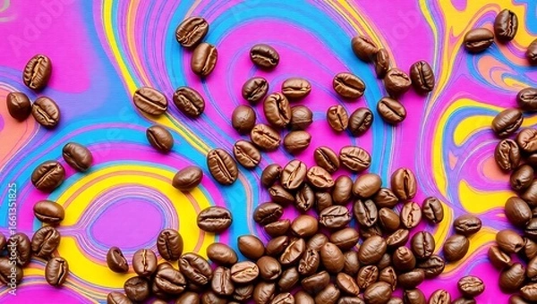 Obraz abstract background with butterflies