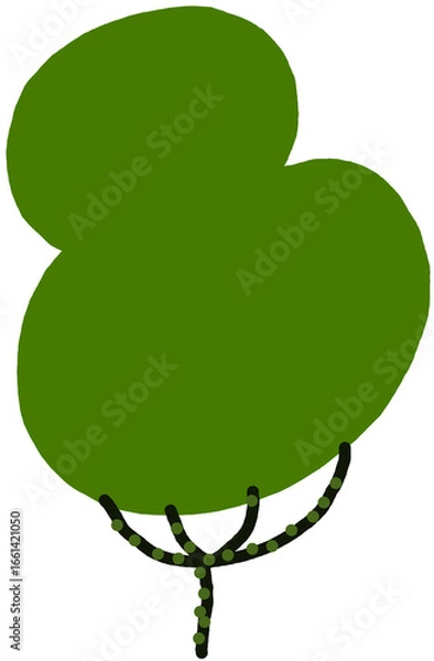 Fototapeta organic shape, abstract form, doodle art, whimsical design, stylized element, natural motif, modern illustration, digital drawing, artistic rendering, unique shape, playful graphic, simple style, deco