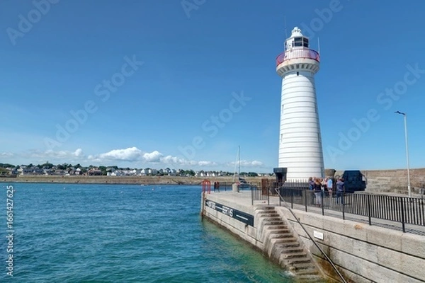 Fototapeta survol du port de Donaghadee en Irlande du nord