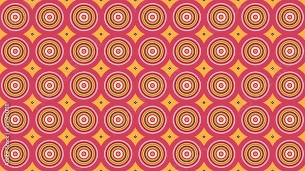 Fototapeta circle motif, circle pattern, symmetrical, circle lines, wall wallpaper, HD