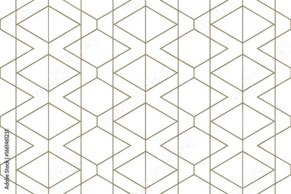 Fototapeta A minimalist geometric wallpaper pattern
