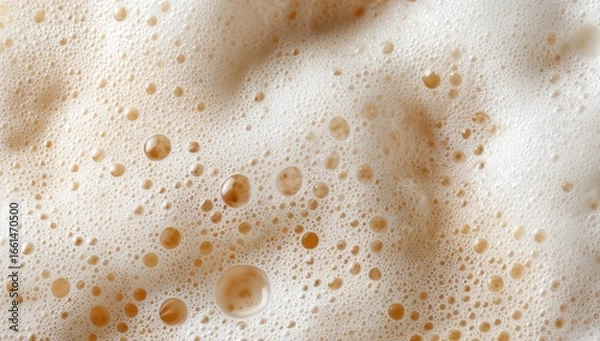 Fototapeta Close-up frothy foam texture