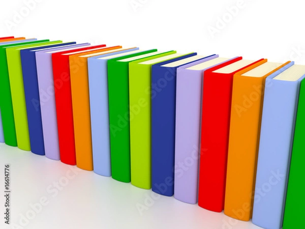 Fototapeta Colorful Book Stack