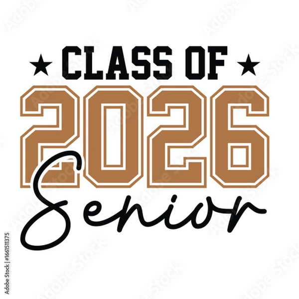 Fototapeta class of 2026 senior