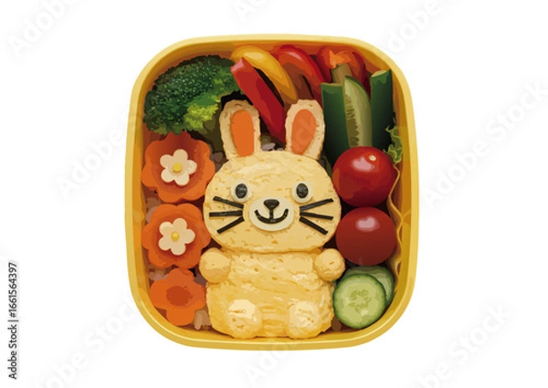 Obraz 可愛い日本のキャラクター弁当　キャラ弁