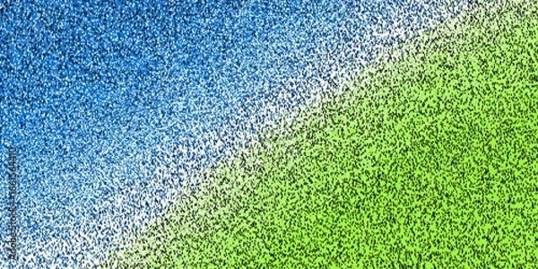 Fototapeta Abstract design with a gradient of blue and green colors.
