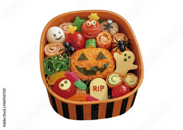 Obraz 可愛い日本のキャラクター弁当　キャラ弁