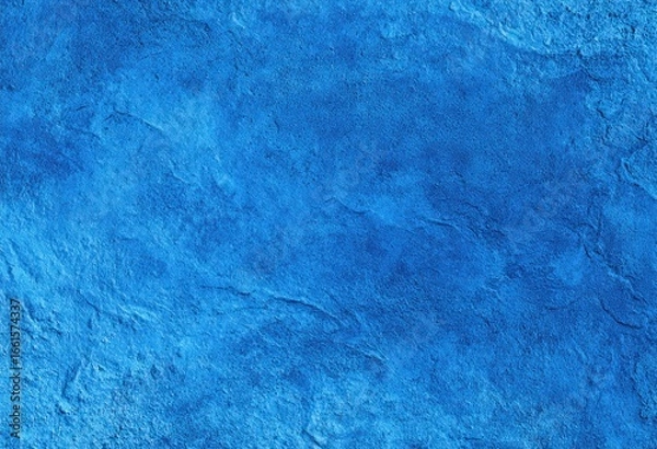 Fototapeta Detailed close-up view of a textured blue surface.