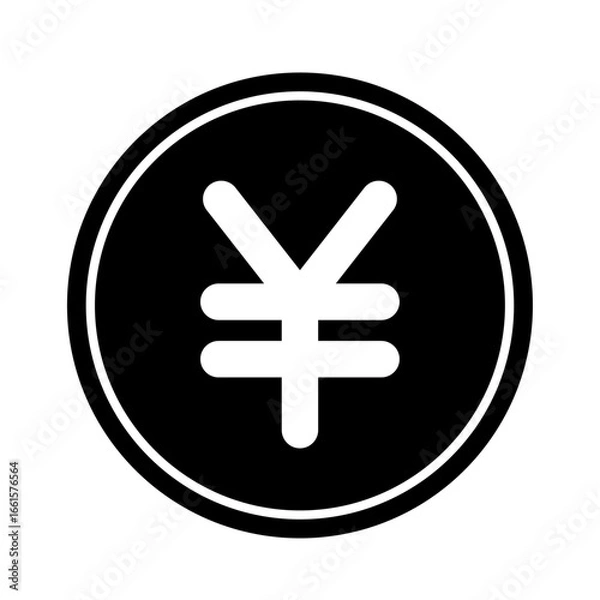 Fototapeta 円マークのアイコンイラスト002