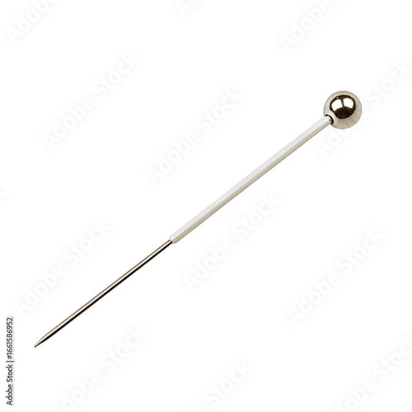 Obraz Detail of a medical needle with precision tip used in laboratory and clinical settings for accuracy