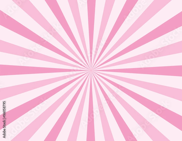 Fototapeta Abstract light Pink rays background.