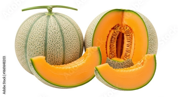 Obraz Isolated Cantaloupe Melon