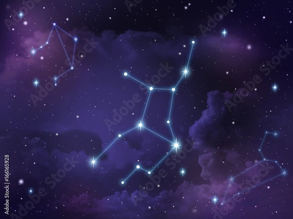 Obraz Gwiazda konstelacji Panny Zodiak