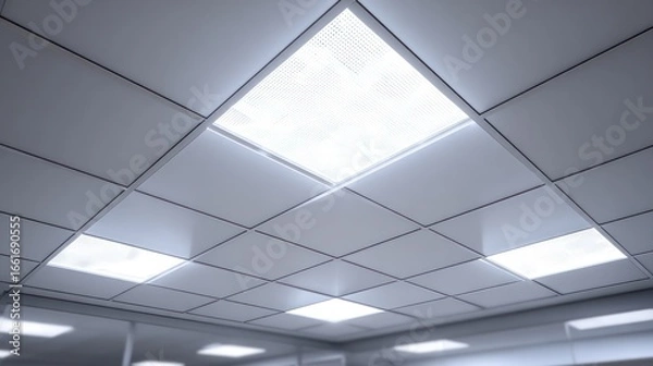 Obraz Modern Ceiling with Lighting