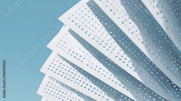 Obraz Abstract perforated panels