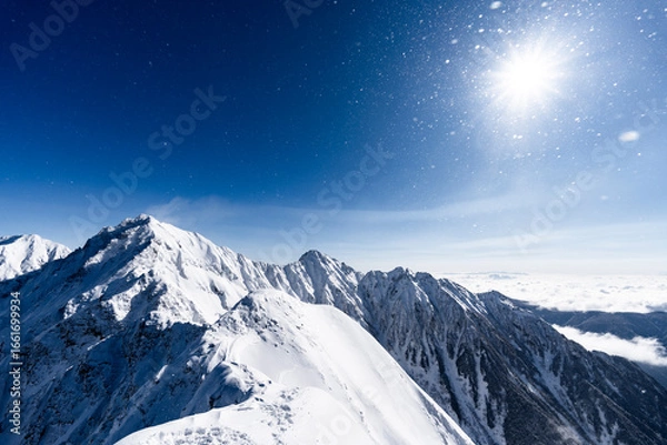 Obraz 厳冬期の西穂高岳