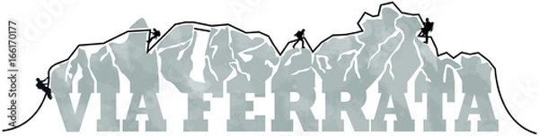 Obraz Via Ferrata Typo