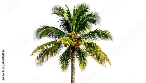 Fototapeta Tropical palm tree image