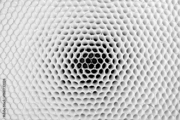 Obraz white cigarette tubes texture, top view
