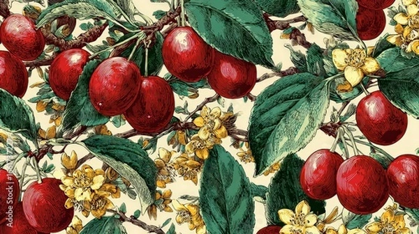Fototapeta  Cornelian Cherry background