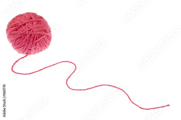 Obraz kłębek wełny