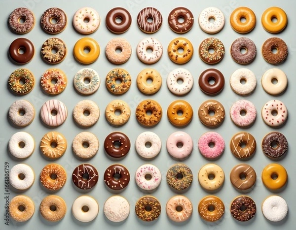 Fototapeta 色とりどりのドーナツ