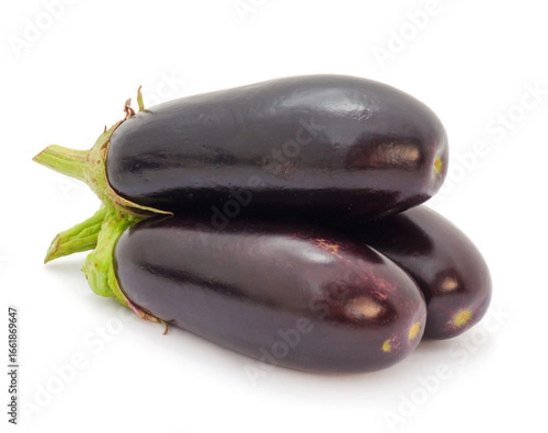 Fototapeta Eggplant isolated on white background.
