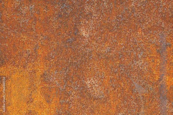 Obraz Rusty steel background; close-up