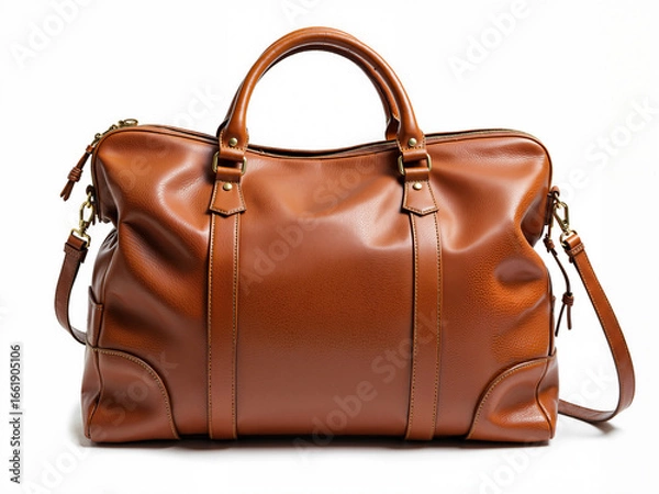Obraz brown leather handbag