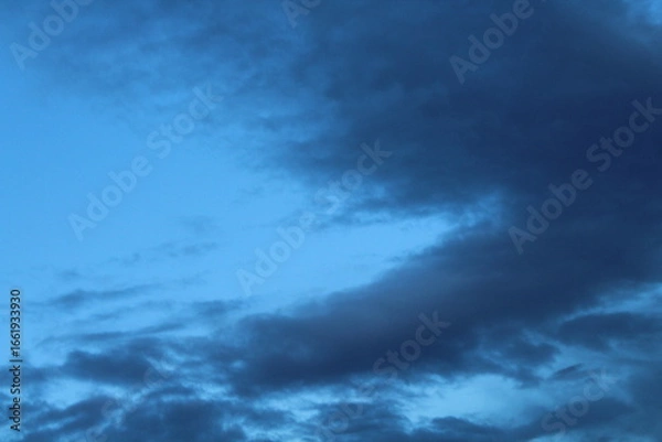 Fototapeta storm clouds timelapse