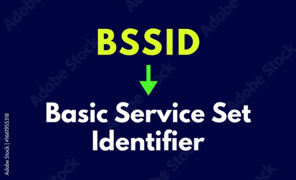 Fototapeta BSSID Meaning, Basic Service Set Identifier