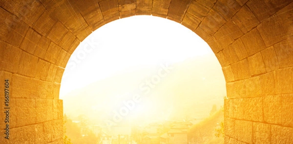 Fototapeta Tunnel door