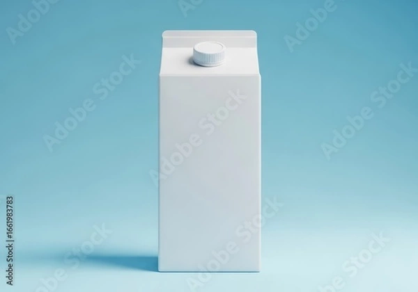 Obraz Blank carton simple and modern packaging design