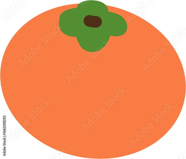 Fototapeta 가을 감나무