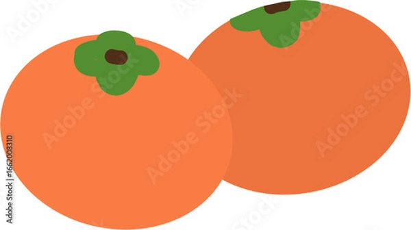 Obraz 가을 감나무