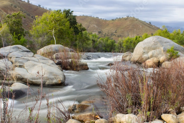 Fototapeta River flowing
