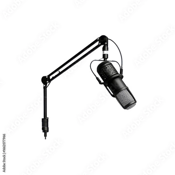 Obraz Professional Studio Condenser Microphone with Boom Arm