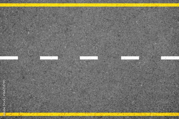 Obraz Top view asphalt concrete road