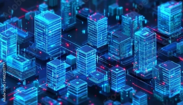 Fototapeta Enhancing Efficiency with Container Orchestration in Data Centers