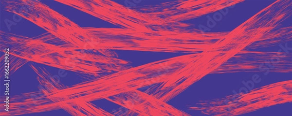 Fototapeta Abstract Sports Background with Red and Purple Brush Texture and Halftone Effect. Retro Grunge Background for Banner or Poster Design